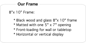 8x10 Frame Info
